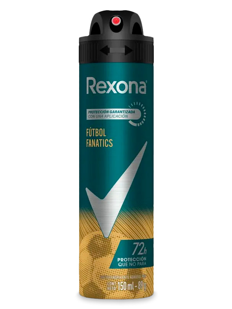 DESODORANTE REXONA MEN FUTBOL FANATICS SPRAY 150 ML  1