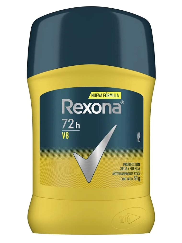 DESODORANTE REXONA MEN V8 EN BARRA 50 GR 1