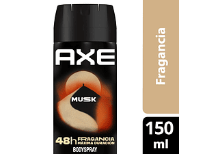 DESODORANTE AXE MUSK SPRAY 150 ML 