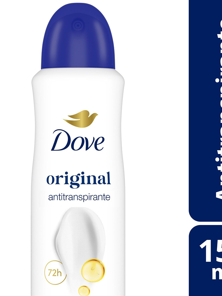 DESODORANTE DOVE ORIGINAL SPRAY 150 ML  1
