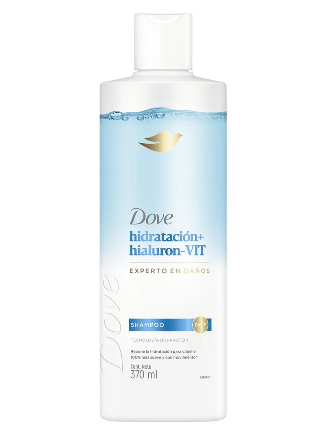 SHAMPOO DOVE HIDRATACION HIALURON VIT 370 ML  1