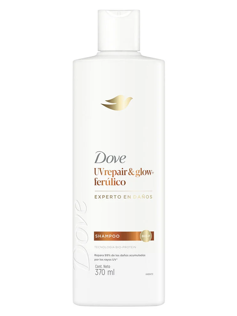SHAMPOO DOVE UV REPAIR GLOW FERULICO 370 ML  1