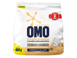 DETERGENTE OMO LAVADO A MANO 400 GR 
