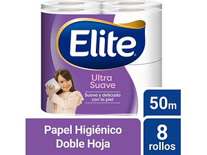 HIGIENICO ELITE 50 MTS 8 ROLLOS