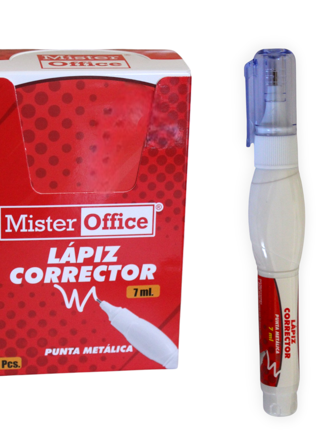 CORRECTOR LIQUIDO MR OFICCE PUNTA METAL 7ML  1