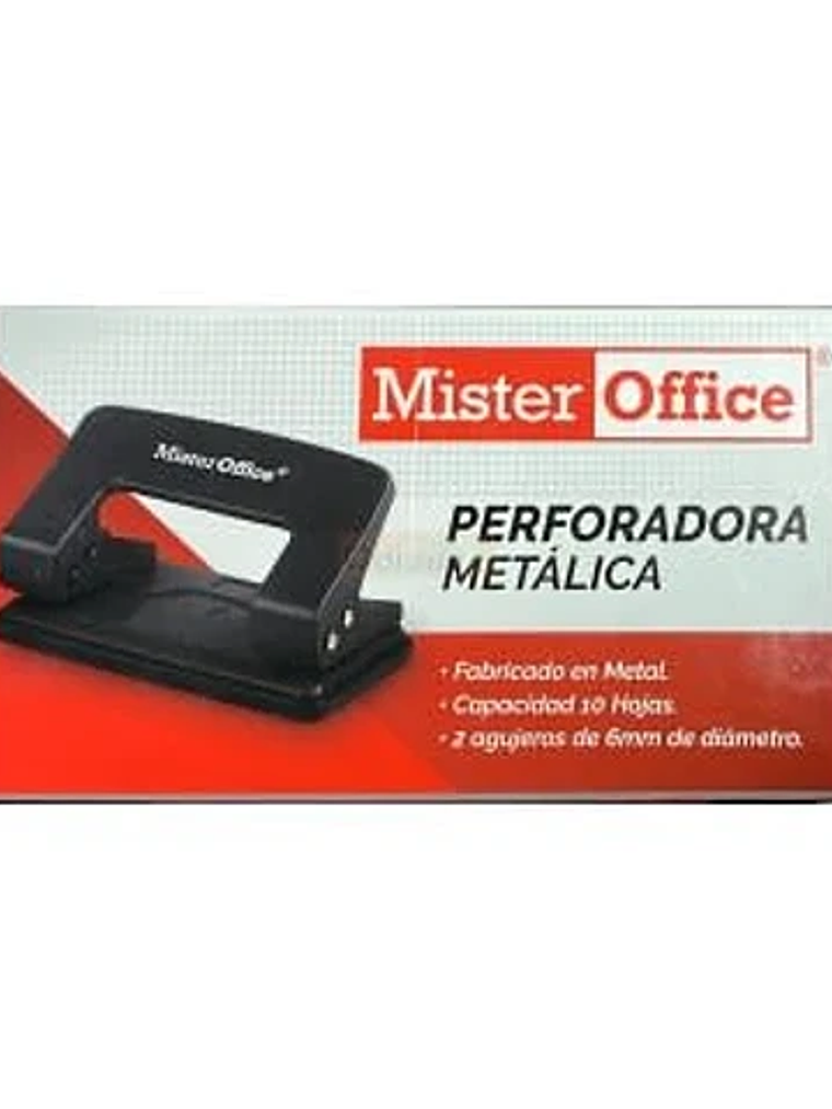 PERFORADORA MR OFFICE METALICA 10 HJS 1