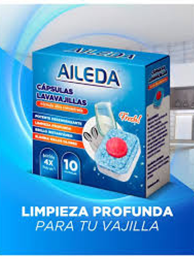 CAPSULAS LAVAVAJILLAS AILEDA (10 Un) 1