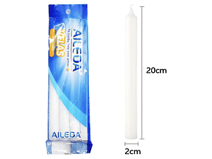 VELAS BLANCA AILEDA GRANDE  