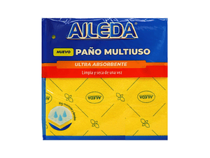 PAÑO ULTRA ABSORBENTE 38X38CM X6 UNI AILEDA