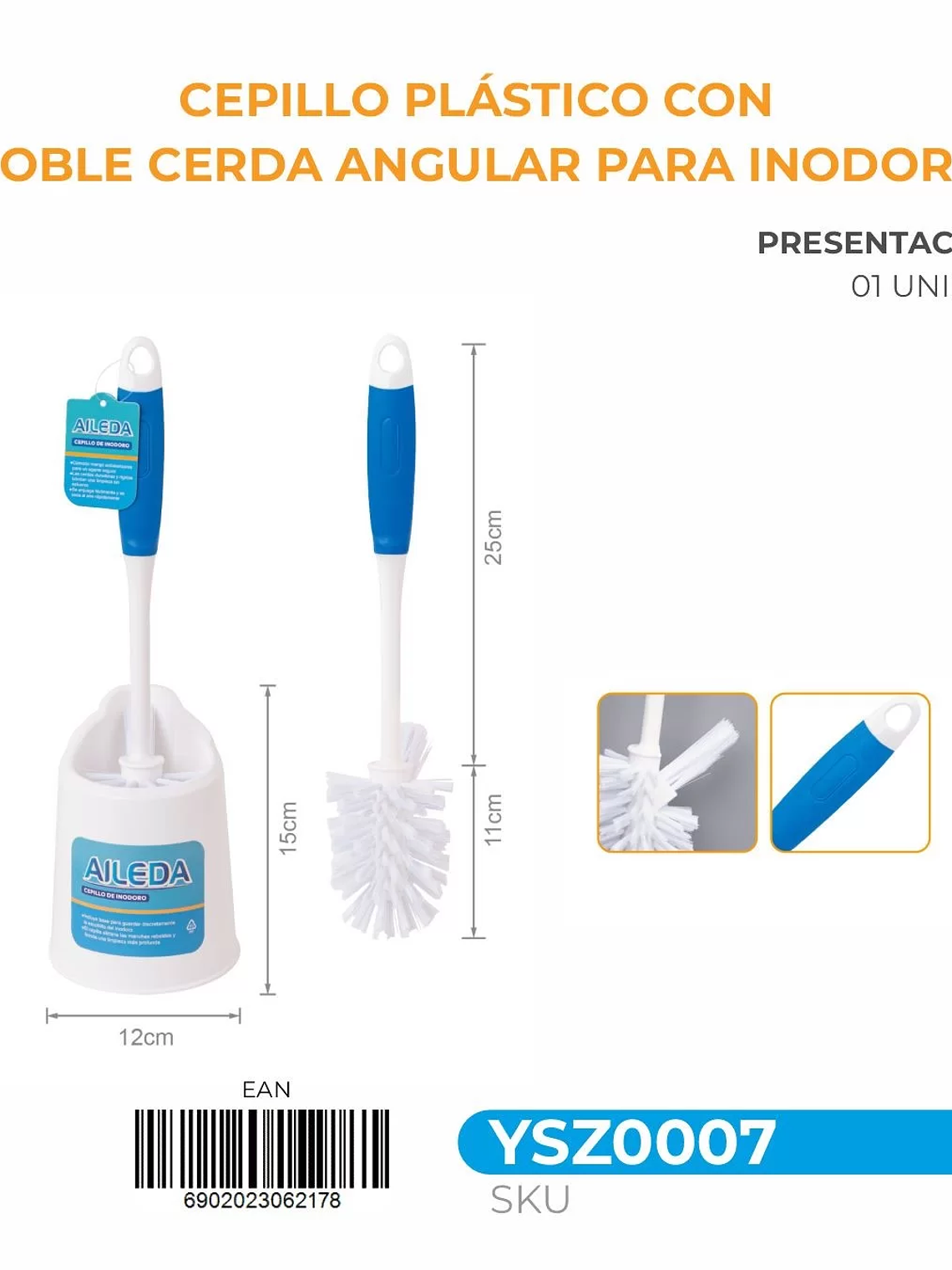 CEPILLO PLASTICO AILEDA 1