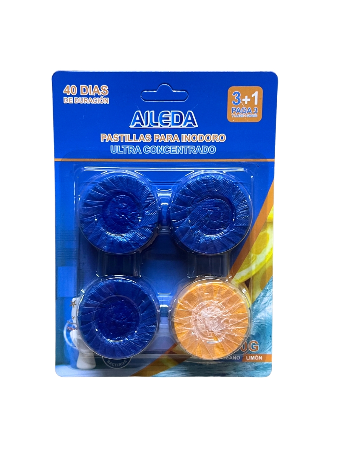 PASTILLA INODORO X4 PIEZAS AILEDA  1