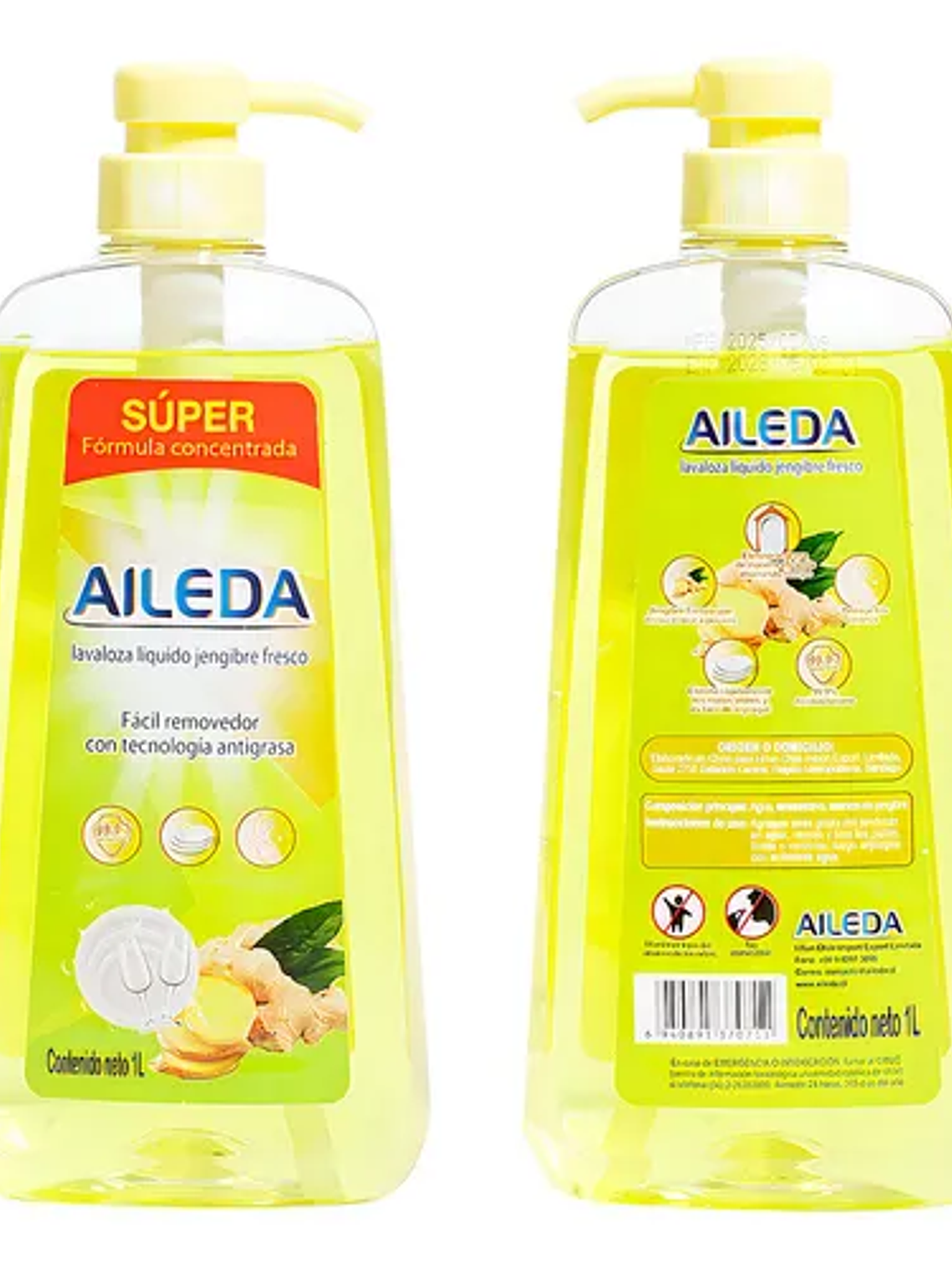 LAVALOZA CONCENTRADO JENGIBRE 1L AILEDA 1