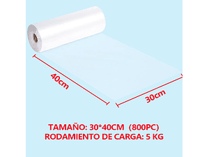 BOLSA PLASTICA PREPICABLE 30x40CM AILEDA
