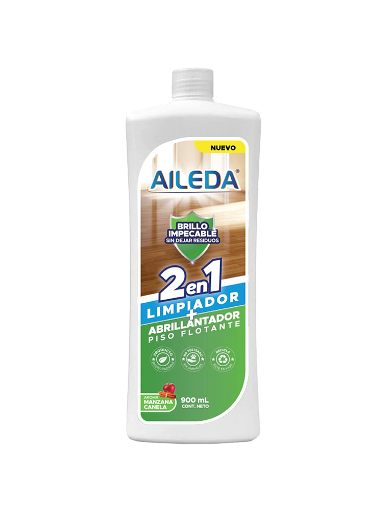 LIMPIADOR DE PISO FLOTANTE 2 EN 1 900ML AILEDA 1