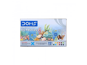 LAPIZ PASTEL OLEO 12 COLORES DOMS