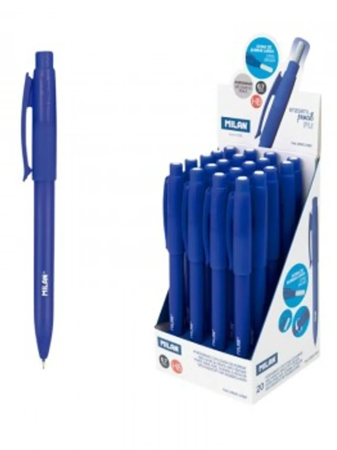 PORTAMINA 0.7 HB AZUL MILAN  1