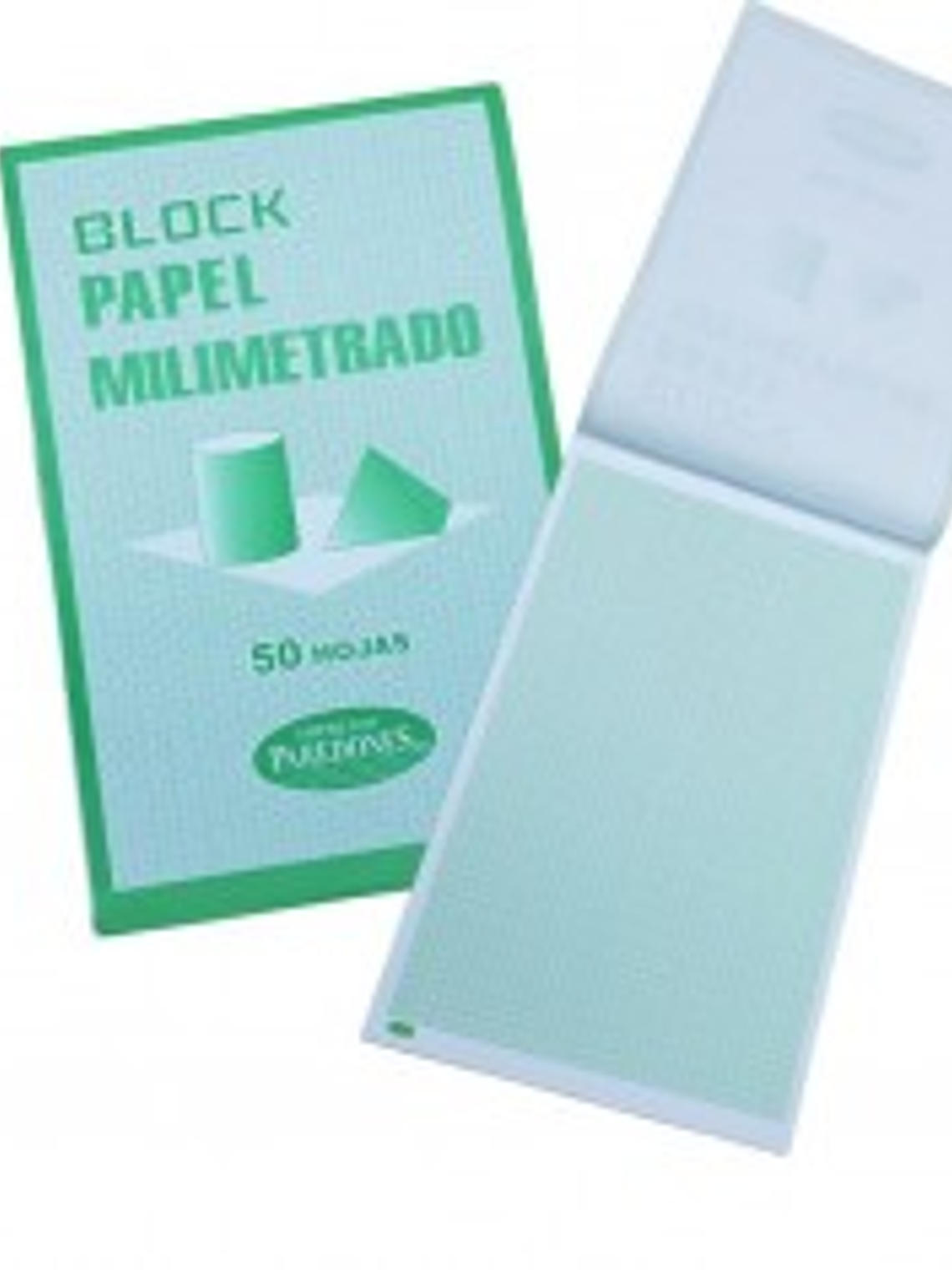 BLOCK DE PAPEL MILIMETRADO 50 HOJAS PAREDONES  1