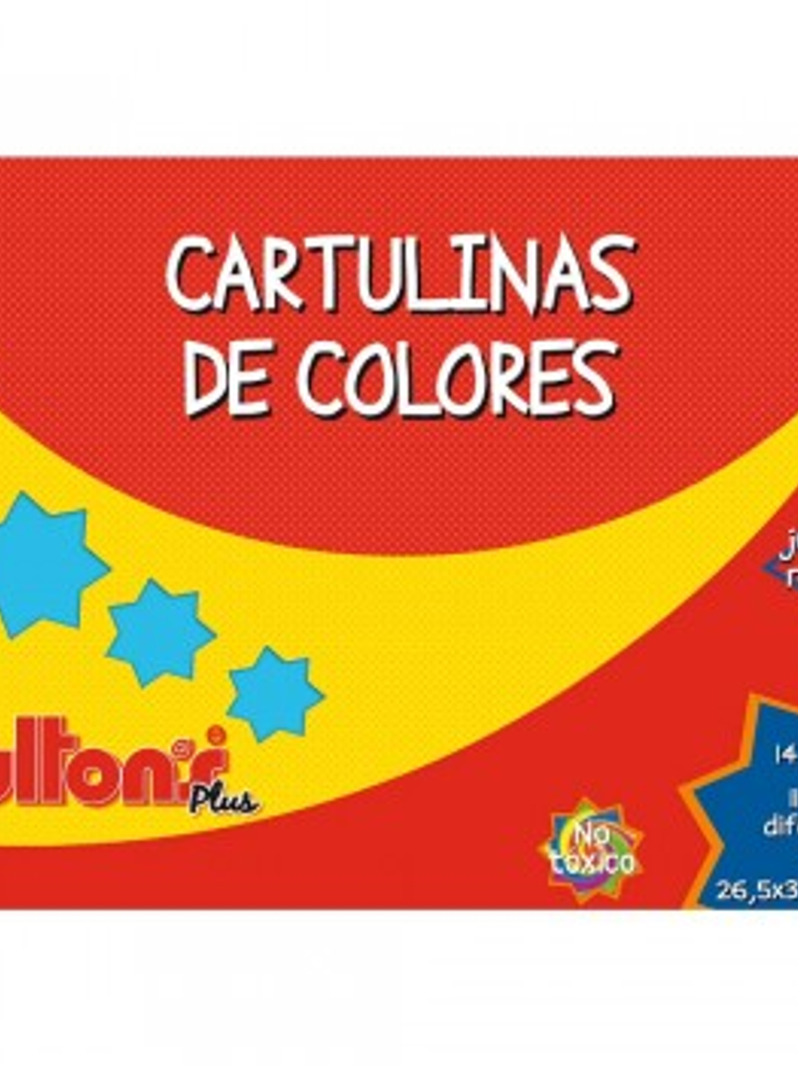 CARPETA DE CARTULINA DE COLORES 14 PLIEGOS FULTONS 1