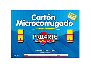 CARTON MICROCORRUGADO 6 HOJAS PROARTE