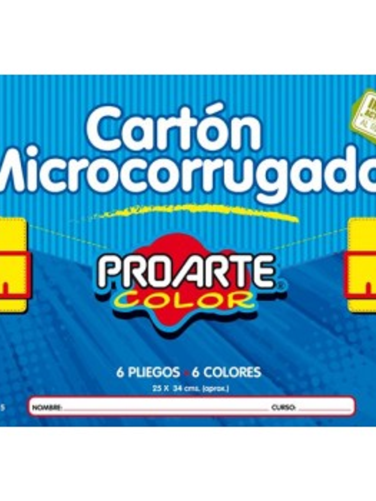CARTON MICROCORRUGADO 6 HOJAS PROARTE 1