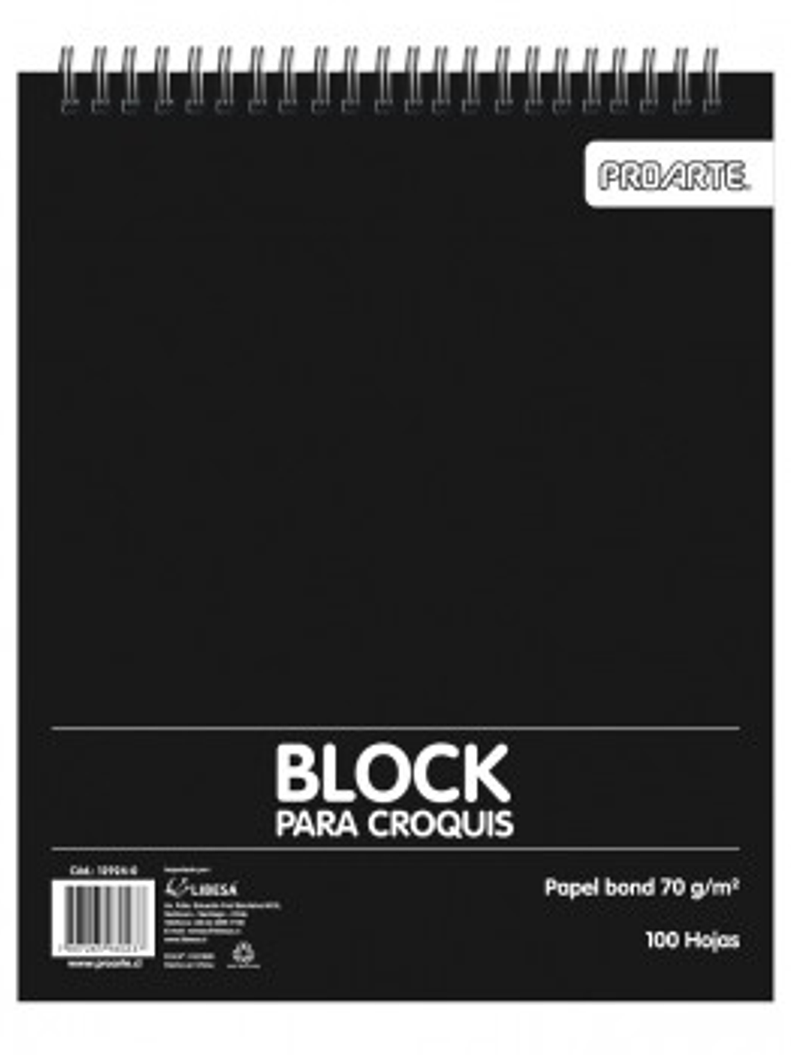CROQUERA 27X38 CM PROARTE 100 HOJAS  1