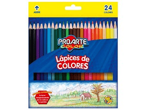 LAPICES DE 24 COLORES PROARTE