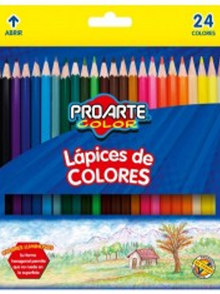 LAPICES DE 24 COLORES PROARTE 2