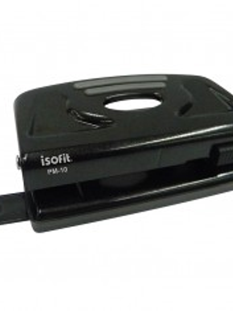 PERFORADORA PM-10 NEGRA 10 HOJAS ISOFIT  1