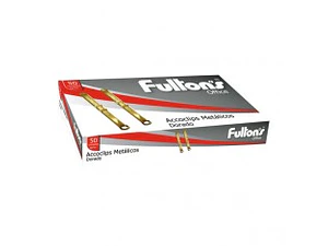 SET DE ACCOCLIP METALICOS DORADO 50 UN FULTONS