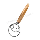 Kit Masa Madre Luxury: Banneton Redondo + Cubierta + Estera Silicona + Batidor danes+ Pincel Silicona + Rasqueta + Cortador + Greñador+ bolsa-funda exterior. 6