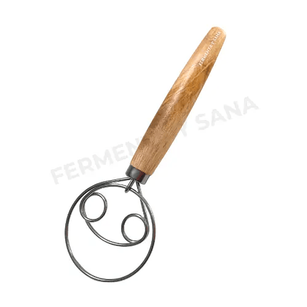 Kit Masa Madre Luxury: Banneton Ovalado + Cubierta + Estera Silicona + Batidor danes+ Pincel Silicona + Rasqueta + Cortador + Greñador+ bolsa-funda exterior.- 5