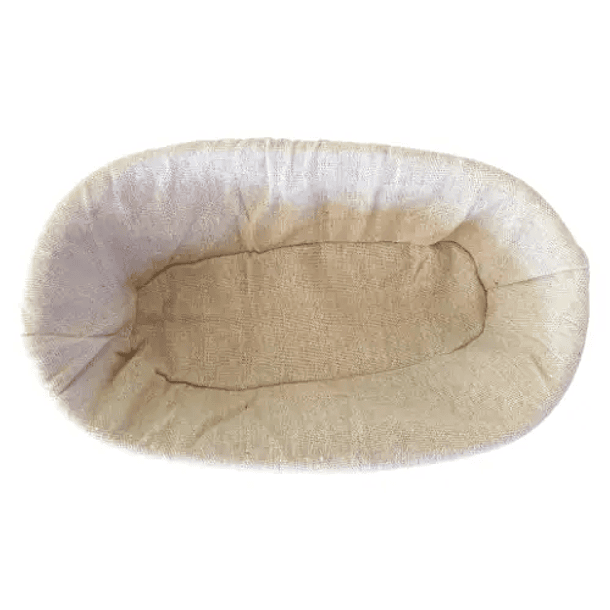 Kit Masa Madre Luxury: Banneton Ovalado + Cubierta + Estera Silicona + Batidor danes+ Pincel Silicona + Rasqueta + Cortador + Greñador+ bolsa-funda exterior.- 3