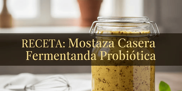 - RECETA: Mostaza Casera Fermentada Probiótica.