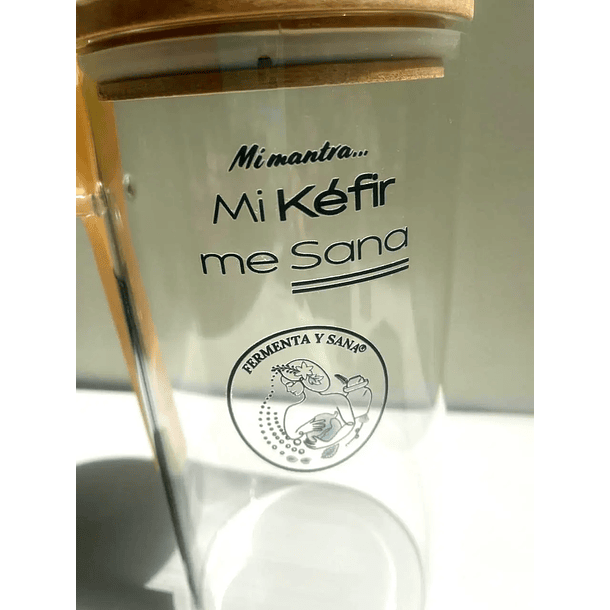 Kit Kefir Premium: Familiar 1200 Ml, ( Incluye Nodulos) Para Fermentar Yogurt De  Kéfir 4