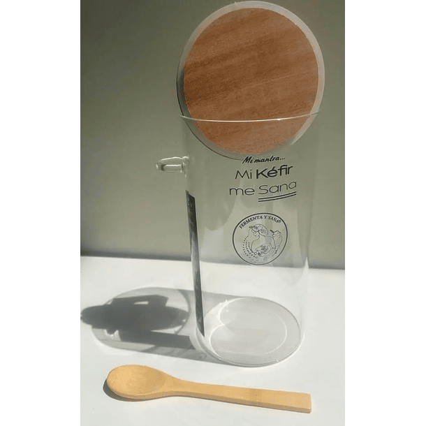 Kit Kefir Premium: Familiar 1200 Ml, ( Incluye Nodulos) Para Fermentar Yogurt De  Kéfir 3