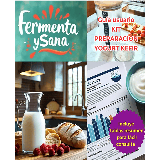 ( Incluye Nodulos) Para Fermentar Yogurt De  Kéfir 1