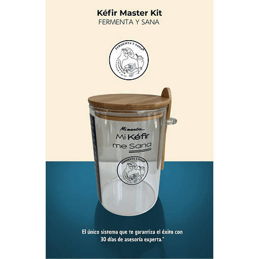 Kit Kefir Pro, Personal 950 Ml ( Incluye Nodulos)  Para Fermentar Yogurt De  Kéfir