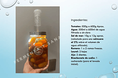 -RECETA: Tomates Fermentados al Romero