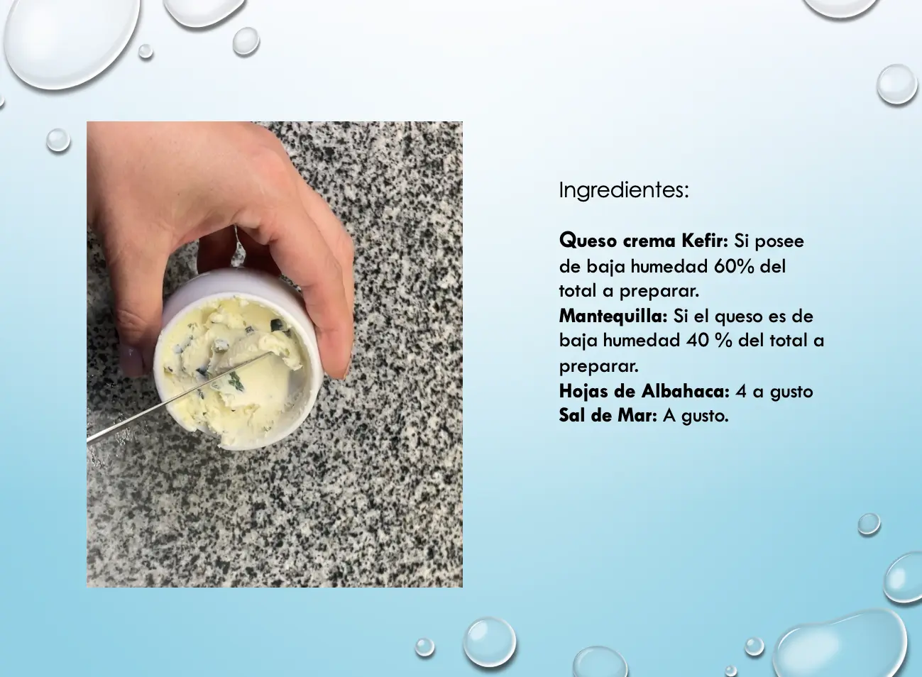 - RECETA: Mantequilla Probiotica Kéfir Albahaca