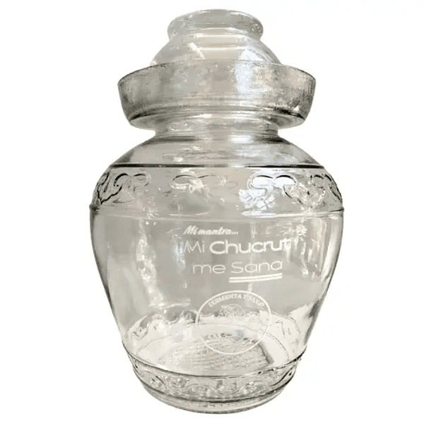 Jarra Crock: Jarra Fermentacion Sauerkraut - Diseño Koreano Con Sello De Agua 1