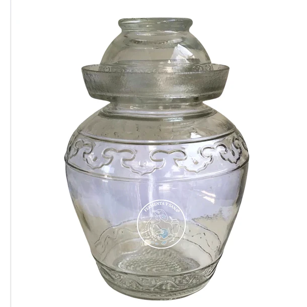 Jarra Crock: Jarra Fermentacion Sauerkraut - Diseño Koreano Con Sello De Agua 1