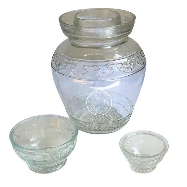 Jarra Crock: Jarra Fermentacion Sauerkraut - Diseño Koreano Con Sello De Agua 2