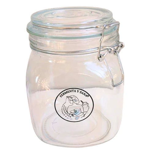 Frasco Hermetico  De Vidrio 1 Lt