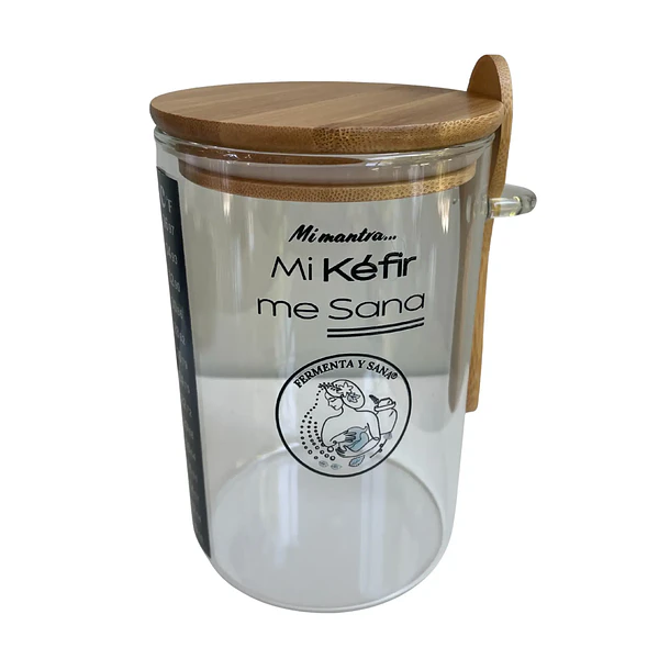 Kit Kefir Pro: 950 Ml Accesorio Para Fermentar Yogurt De Kéfir - Sin Nodulos 1