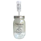 Kit Fermentador 1 lt Frasco De Vidrio + +Airlock + peso 54gr 2