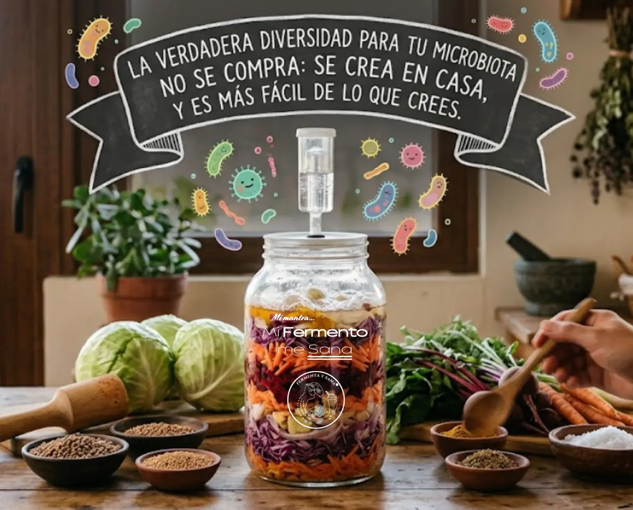  -VIAJE:  La Verdadera Diversidad Para Tu Microbiota NO Se Compra: Se Crea En Casa, Y Es Más Fácil De Lo Que Crees.