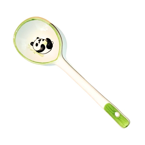 Cuchara de Loza Cerámica  Panda (16,5 cm)