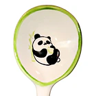 Cuchara de Loza Cerámica  Panda (16,5 cm) 2
