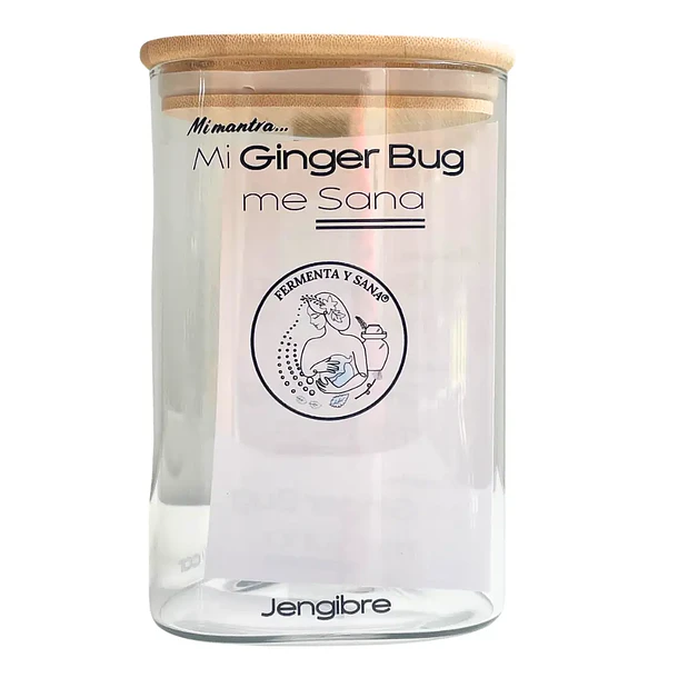 Probioticos Ginger Bug: Kit Triada, 3 Accesorios, 1 starter. 2