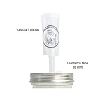 Tapa De Acero Inoxidable Para Fermentacion Con Valvula Airlock (86mm) 1